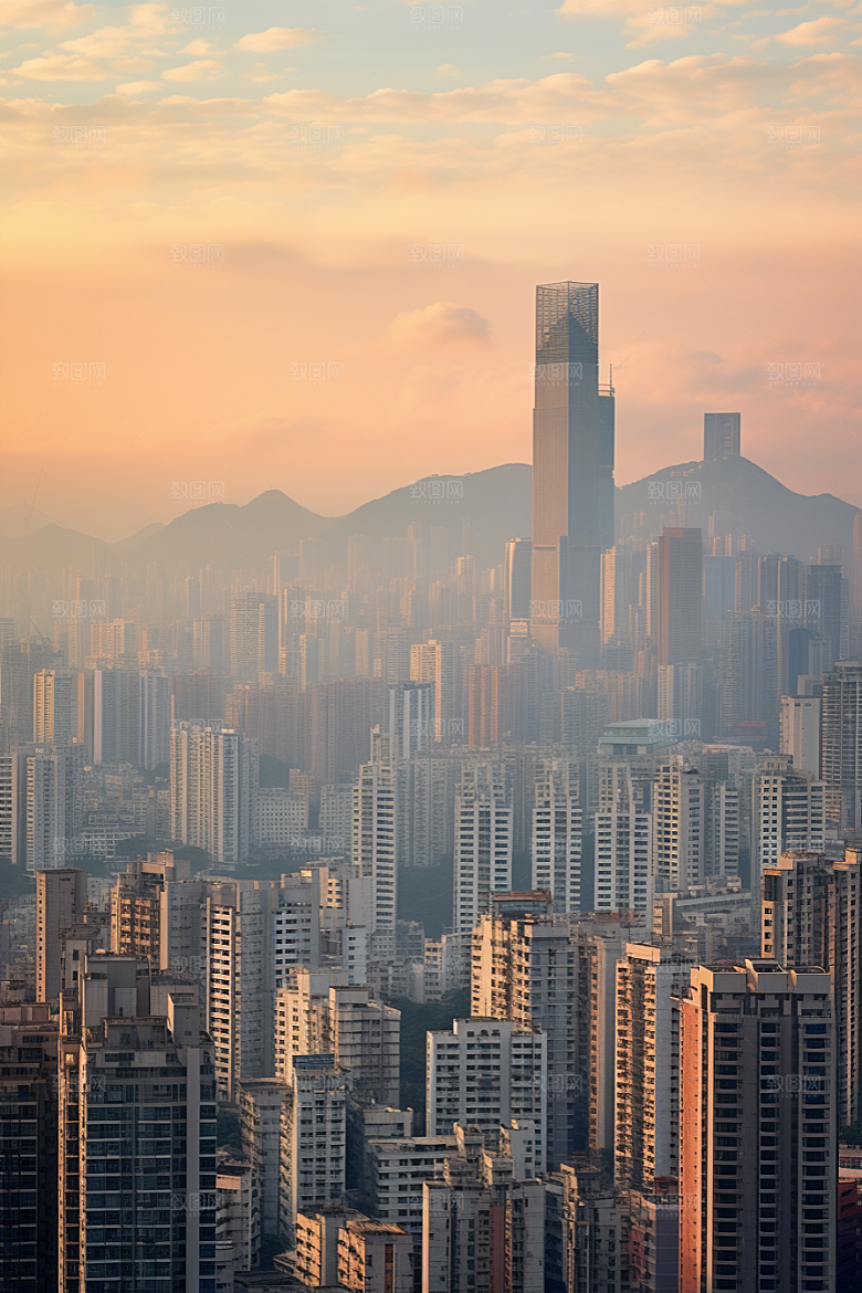 深圳城市风光旅游国内游摄影图