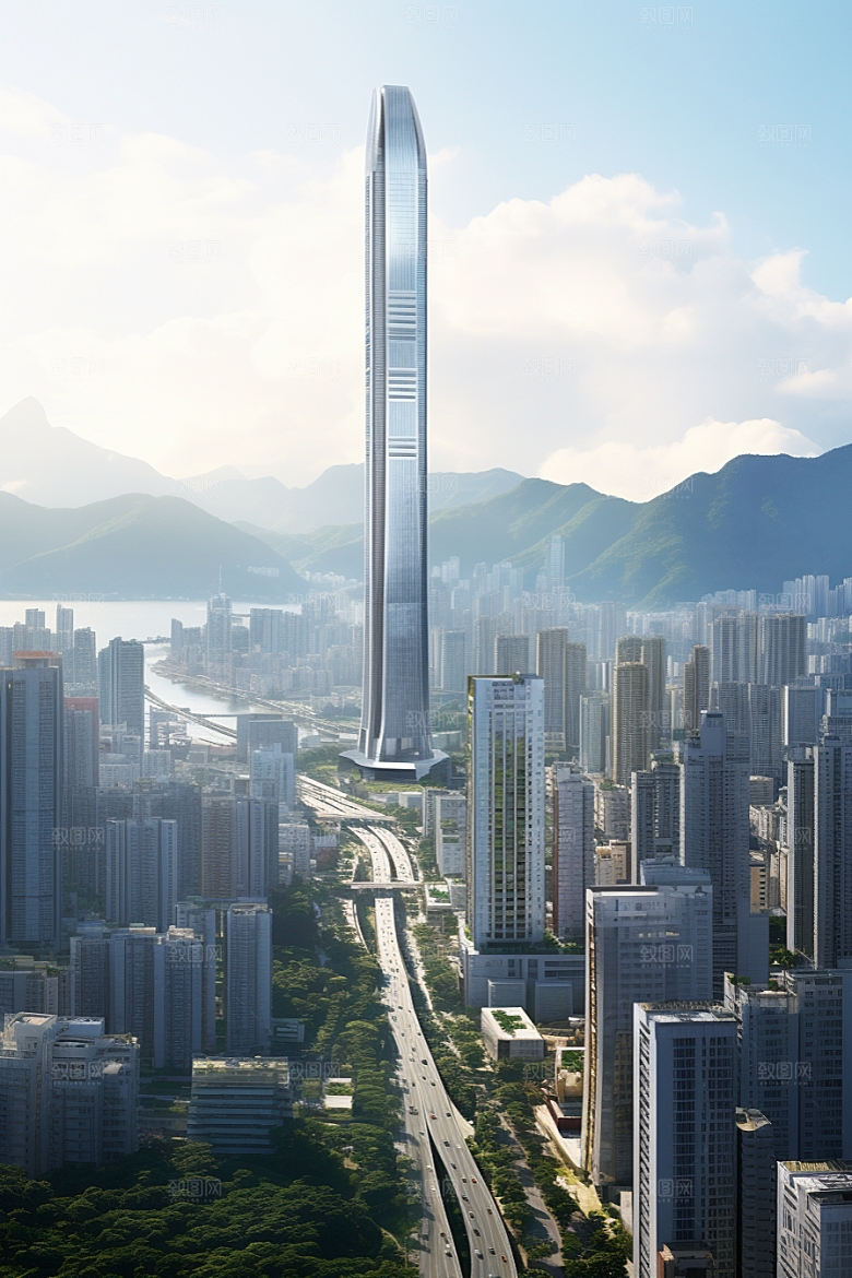 深圳城市风光旅行景色摄影图