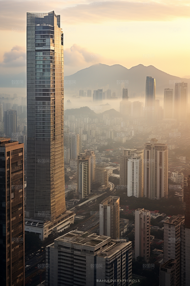 深圳城市风光经济特区地标摄影图