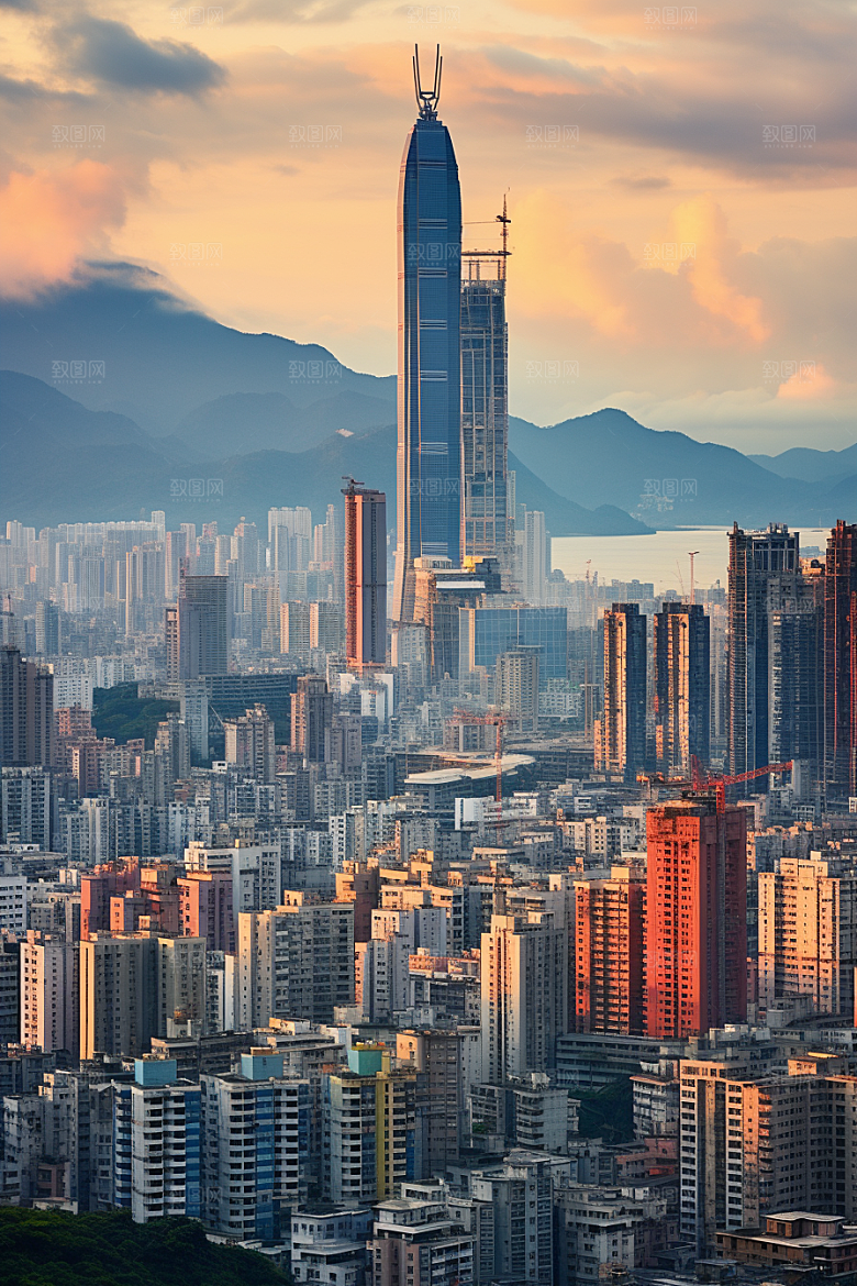 深圳城市风光旅游高清摄影图