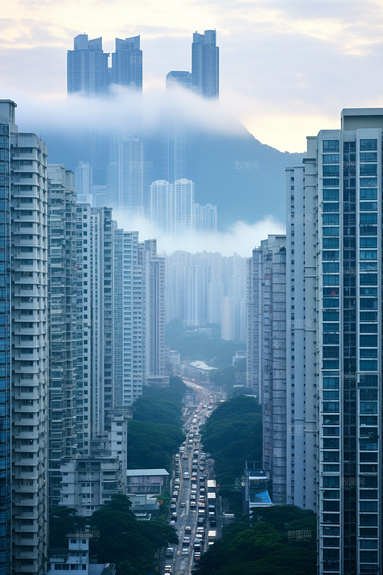 深圳城市风光景色都市摄影图