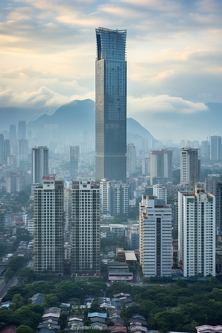 深圳城市风光旅游都市摄影图