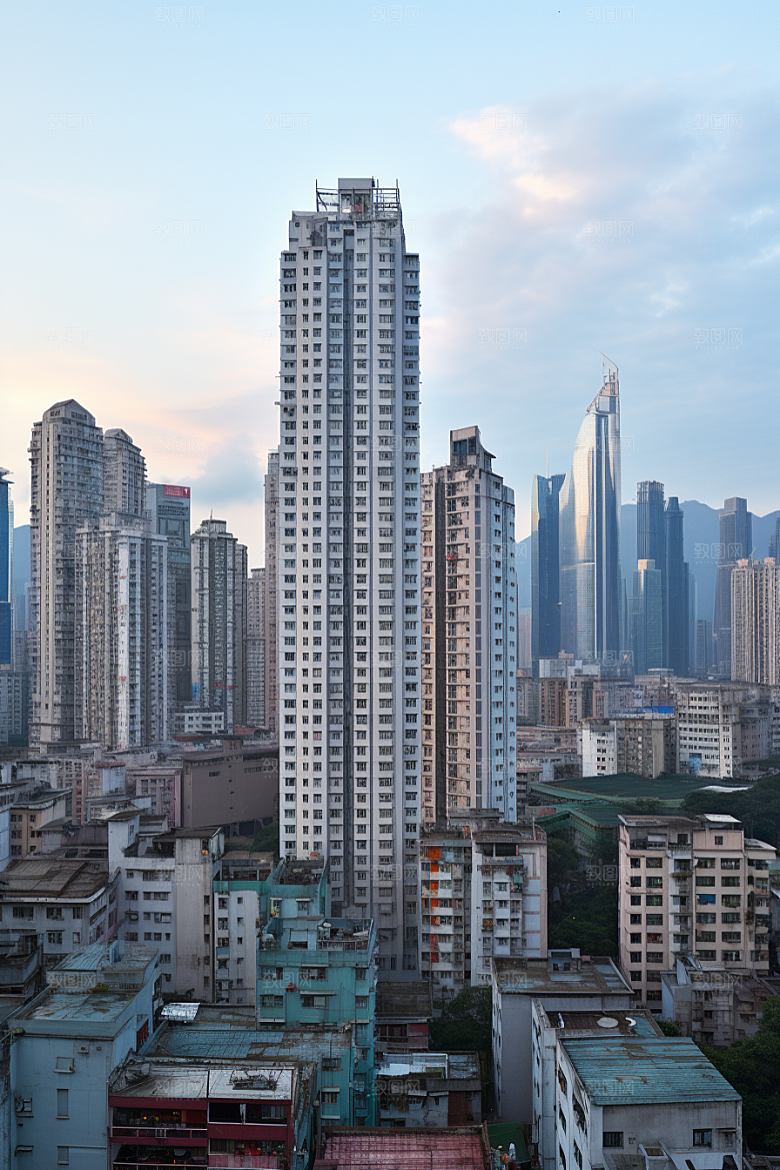 深圳城市风光景色现代化摄影图