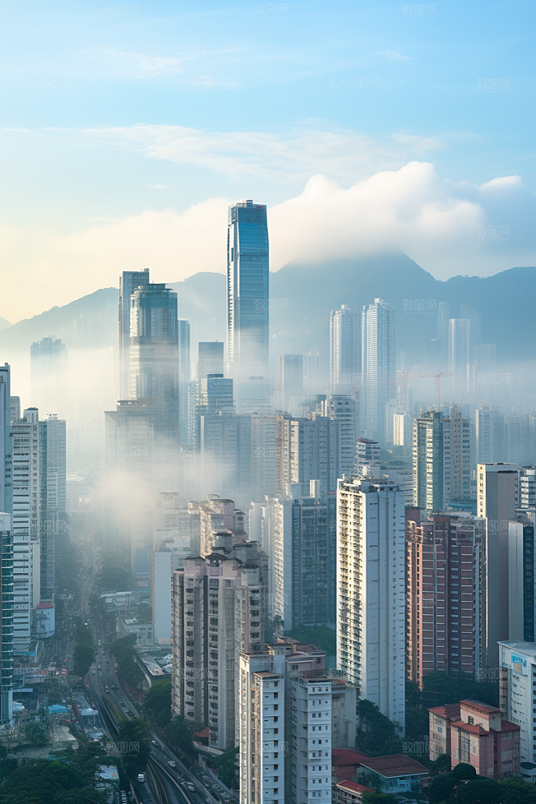 深圳城市风光地标高清摄影图