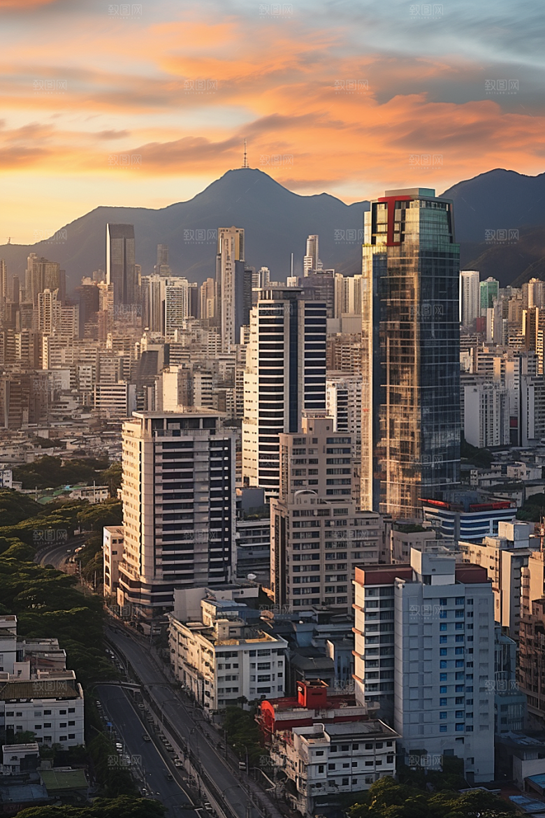 深圳城市风光景色新城摄影图