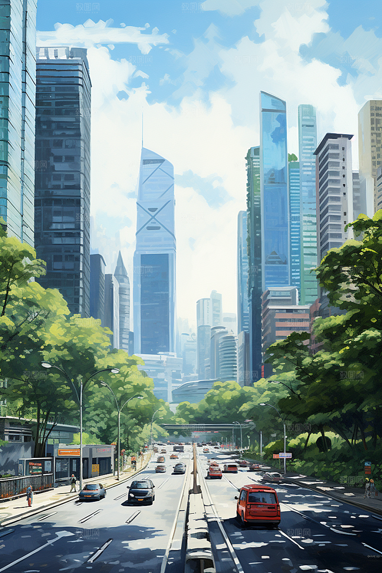 深圳城市风光景色经济特区摄影图