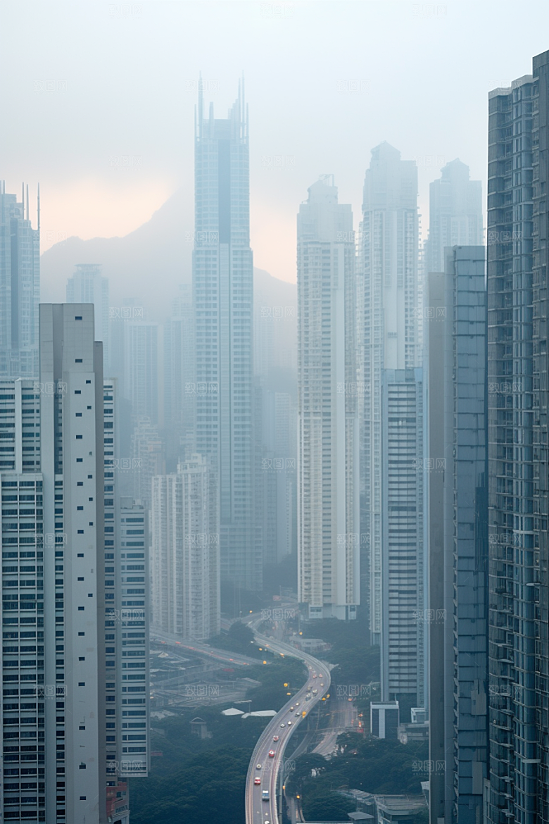 深圳城市风光景色新城摄影图