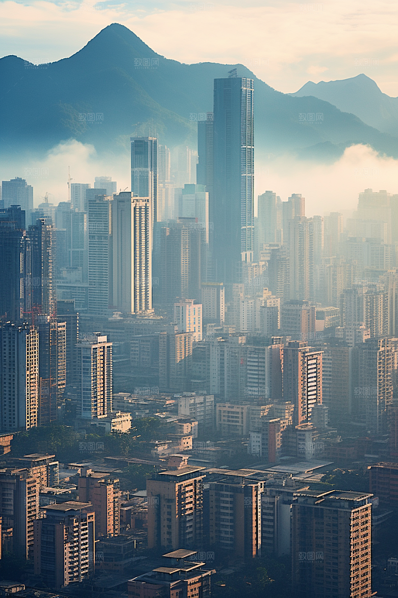 深圳城市风光旅行经济特区摄影图