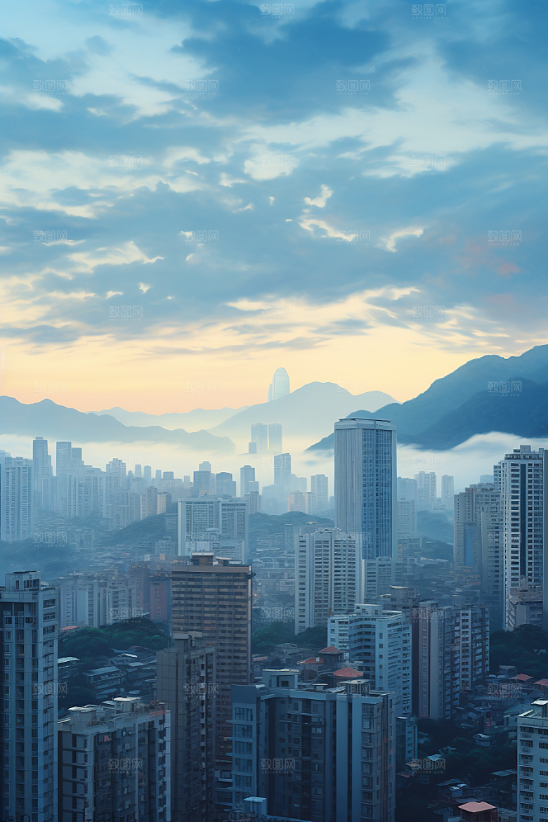 深圳城市风光地标国内游摄影图
