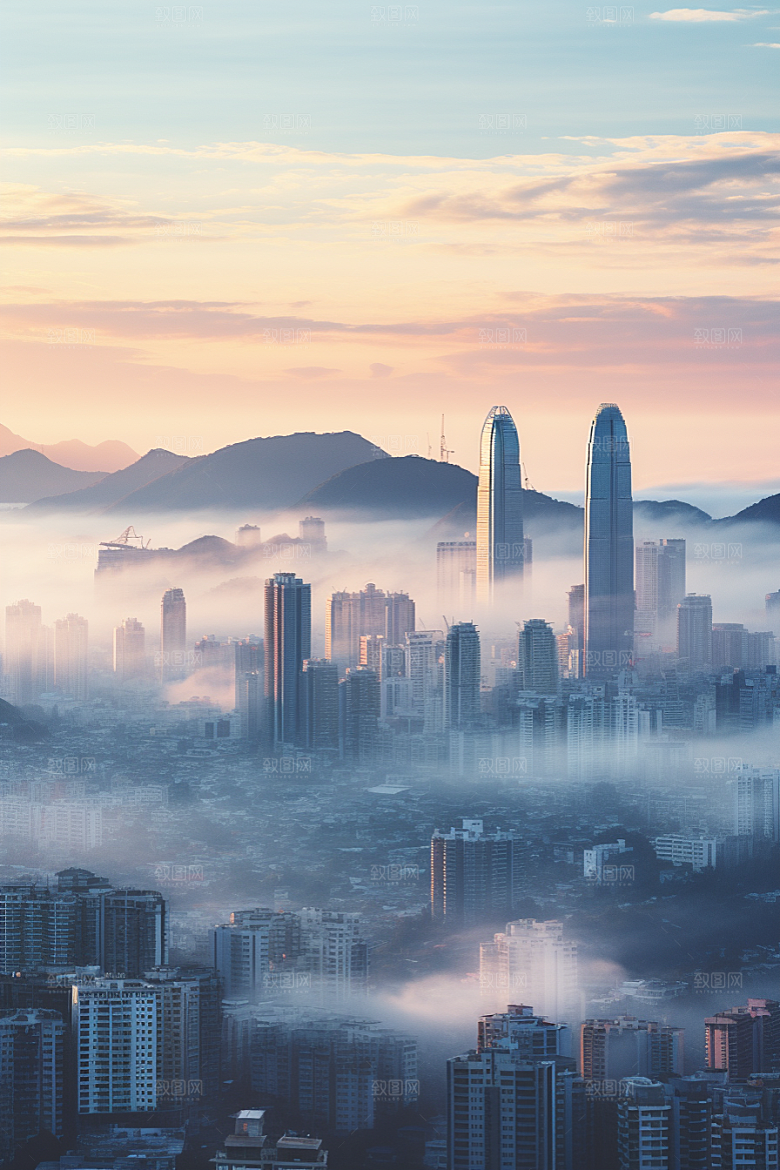 深圳城市风光都市国内游摄影图
