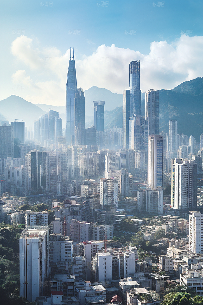 深圳城市风光地标经济特区摄影图