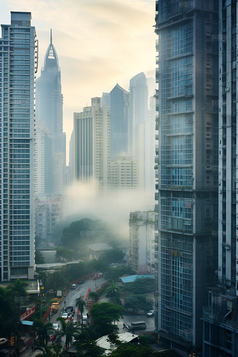 深圳城市风光国内游现代化摄影图
