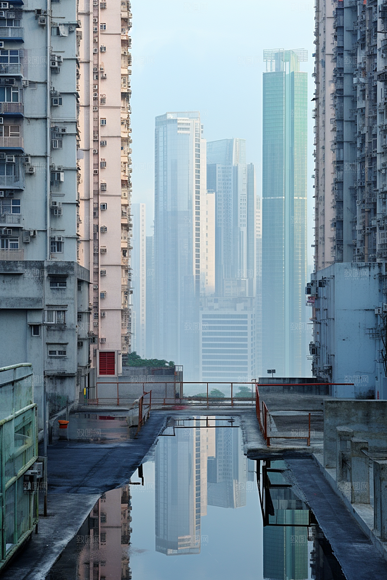 深圳城市风光经济特区旅行摄影图