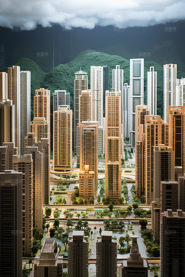 深圳城市风光都市高清摄影图