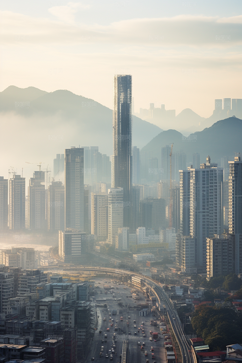 深圳城市风光国内游风景摄影图