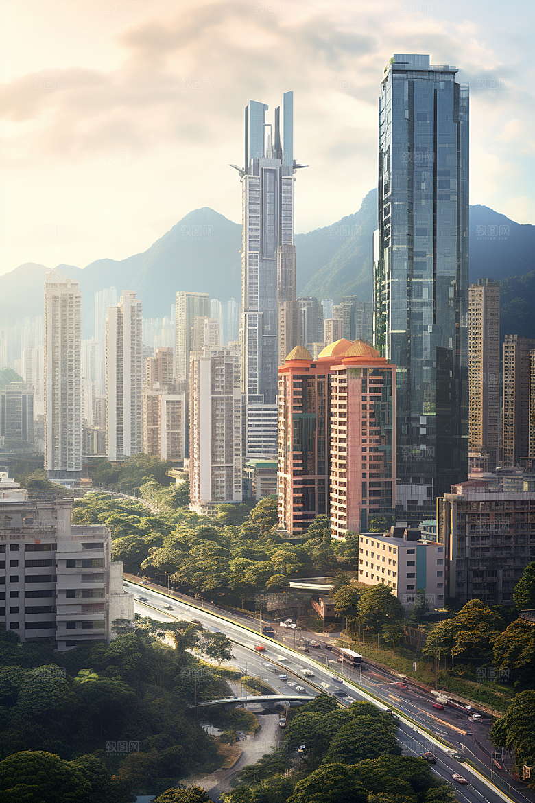 深圳城市风光旅游都市摄影图