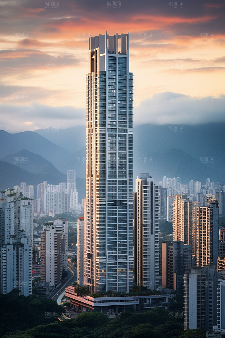 深圳城市风光国内游经济特区摄影图