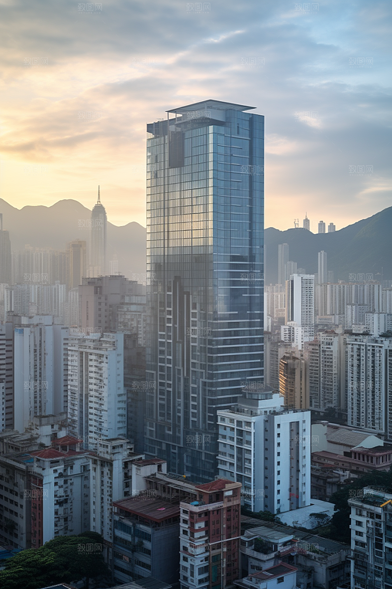深圳城市风光旅行国内游摄影图