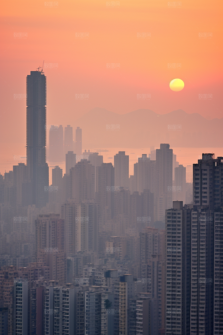 深圳城市风光都市景色摄影图