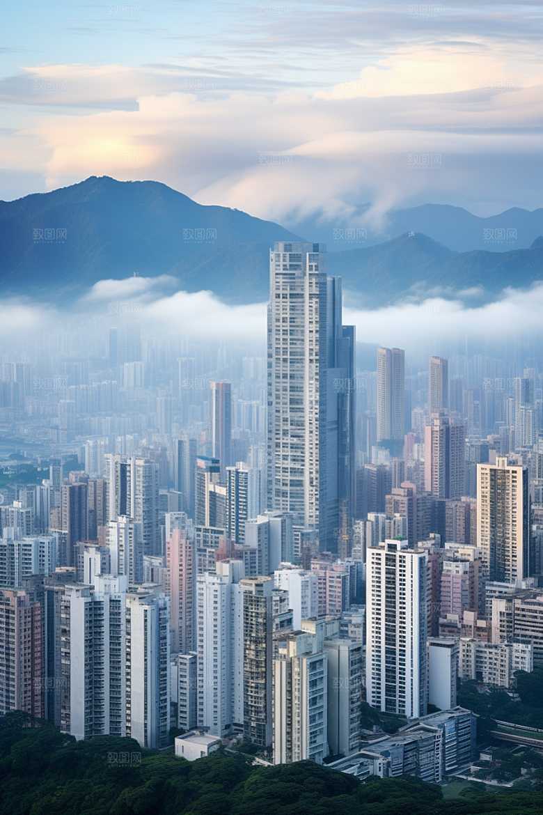 深圳城市风光国内游风景摄影图