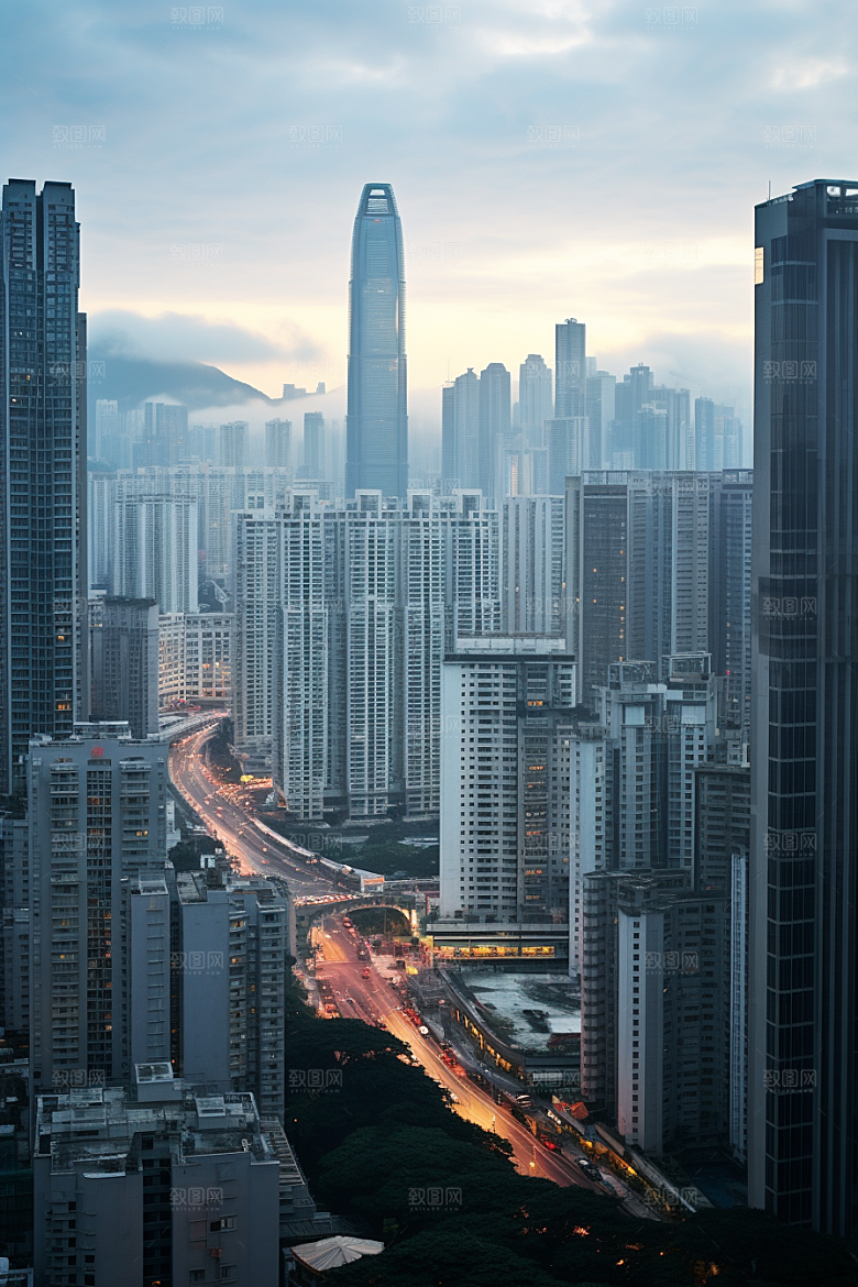 深圳城市风光都市国内游摄影图