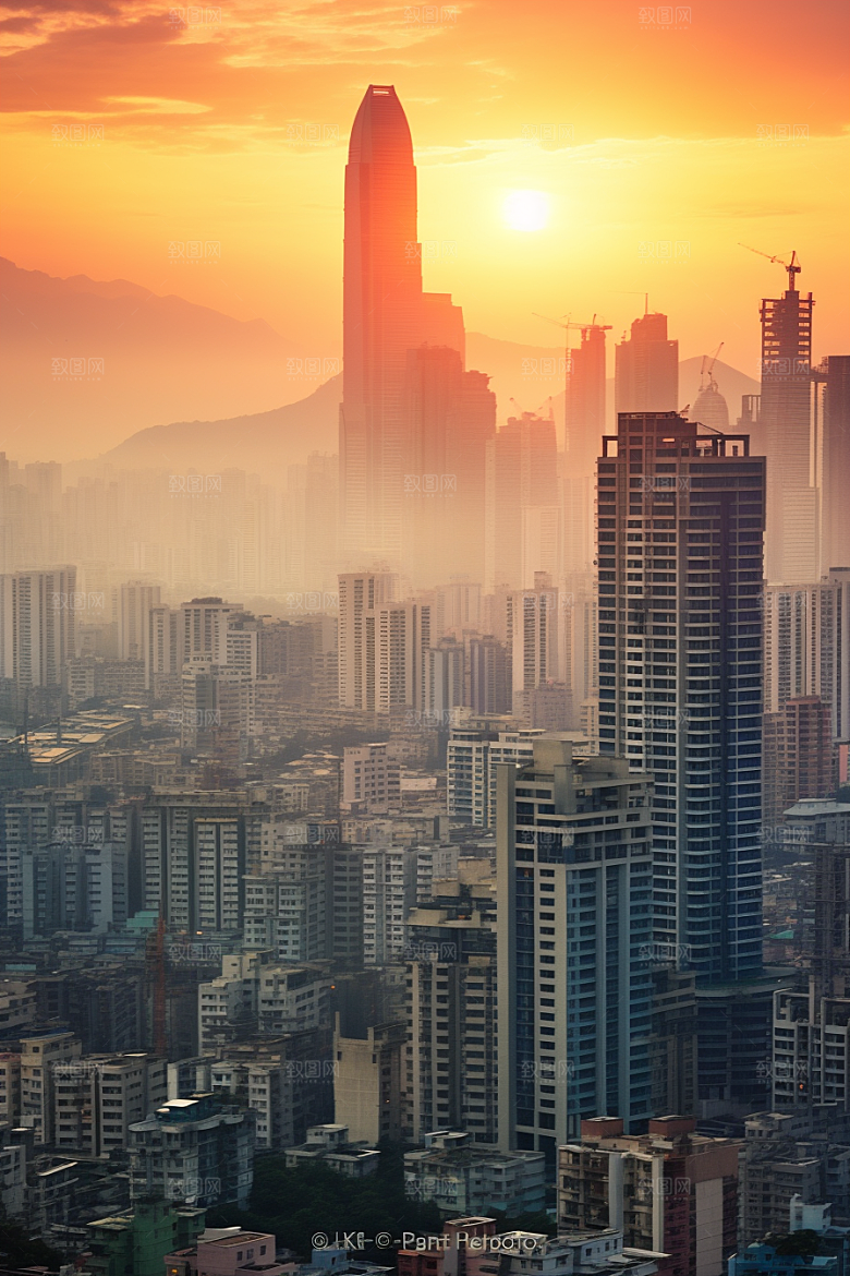 深圳城市风光旅行旅游摄影图