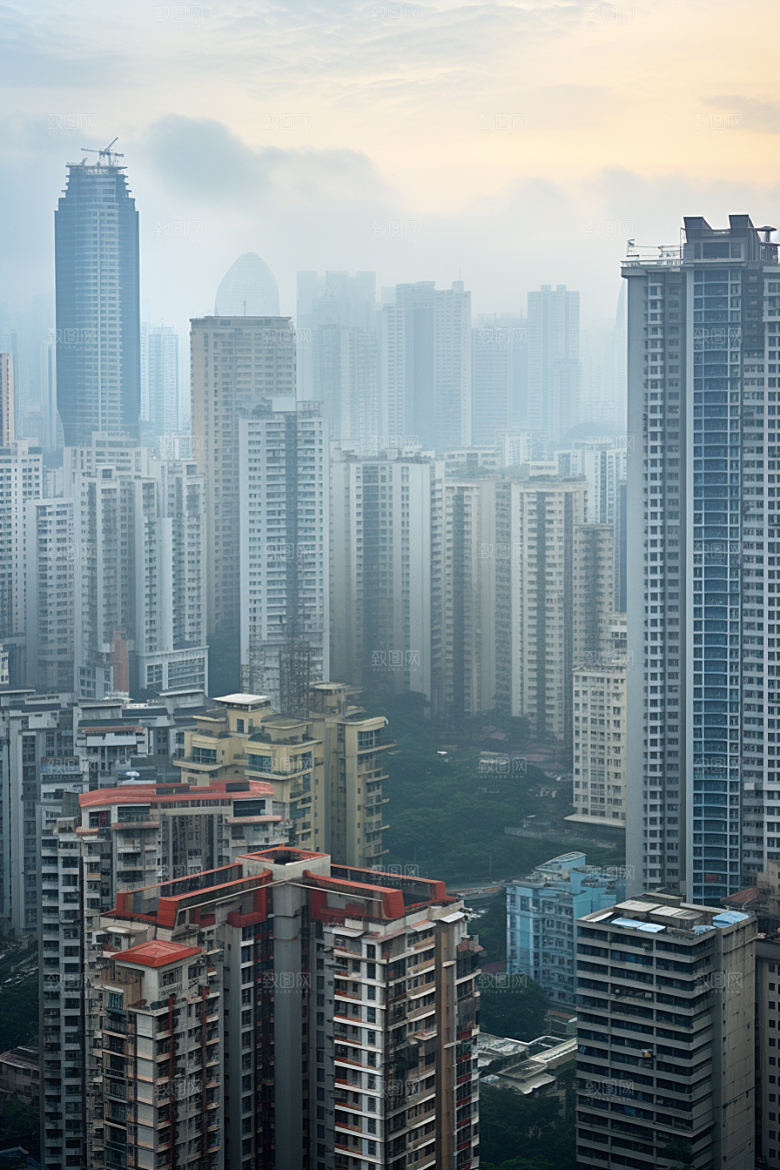 深圳城市风光高清现代化摄影图