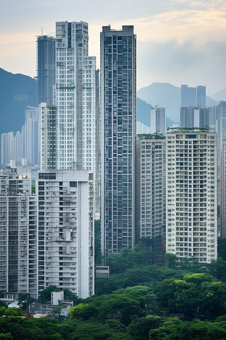 深圳城市风光现代化旅游摄影图