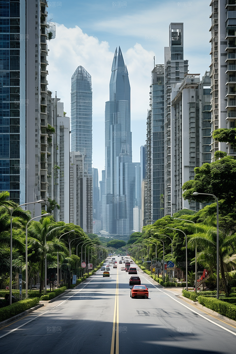 深圳城市风光旅游旅行摄影图