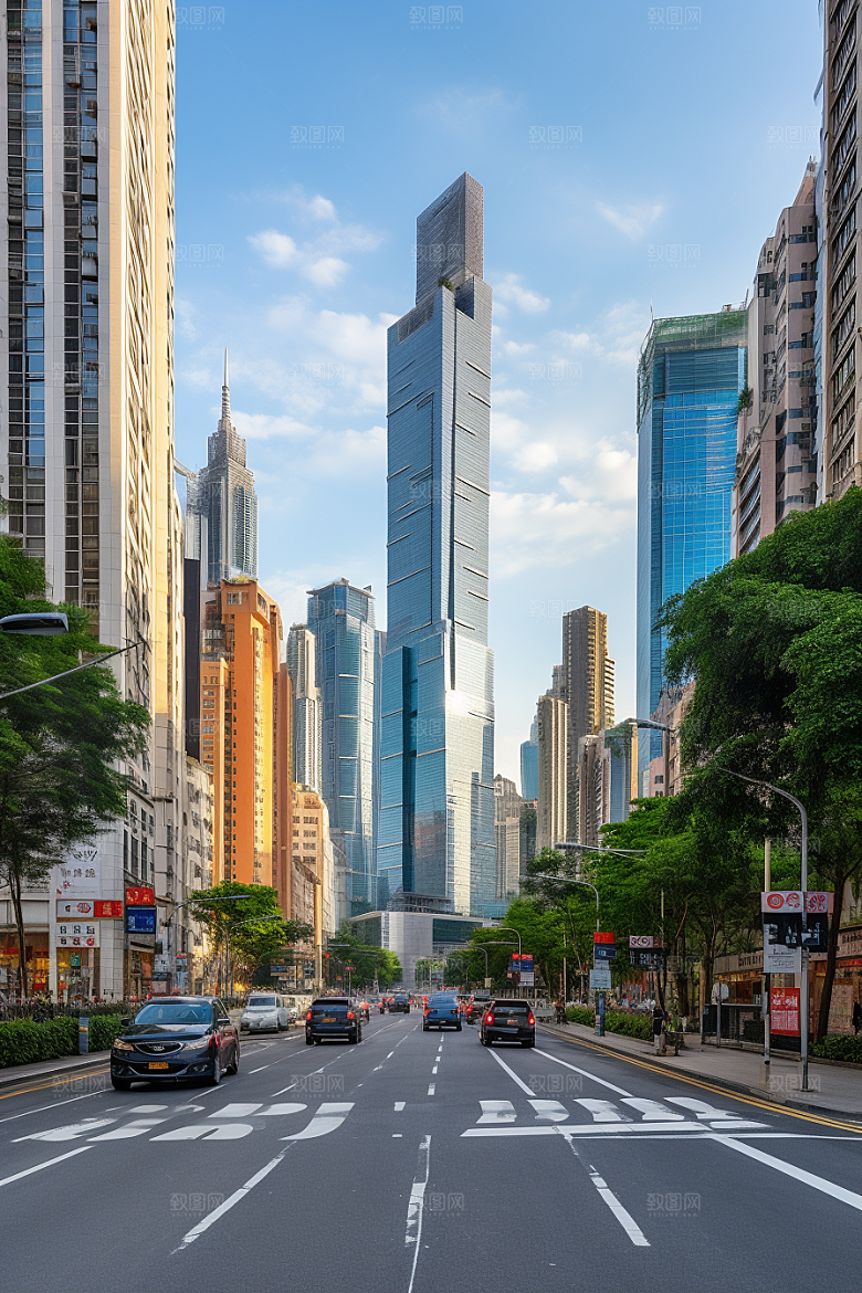 深圳城市风光地标都市摄影图