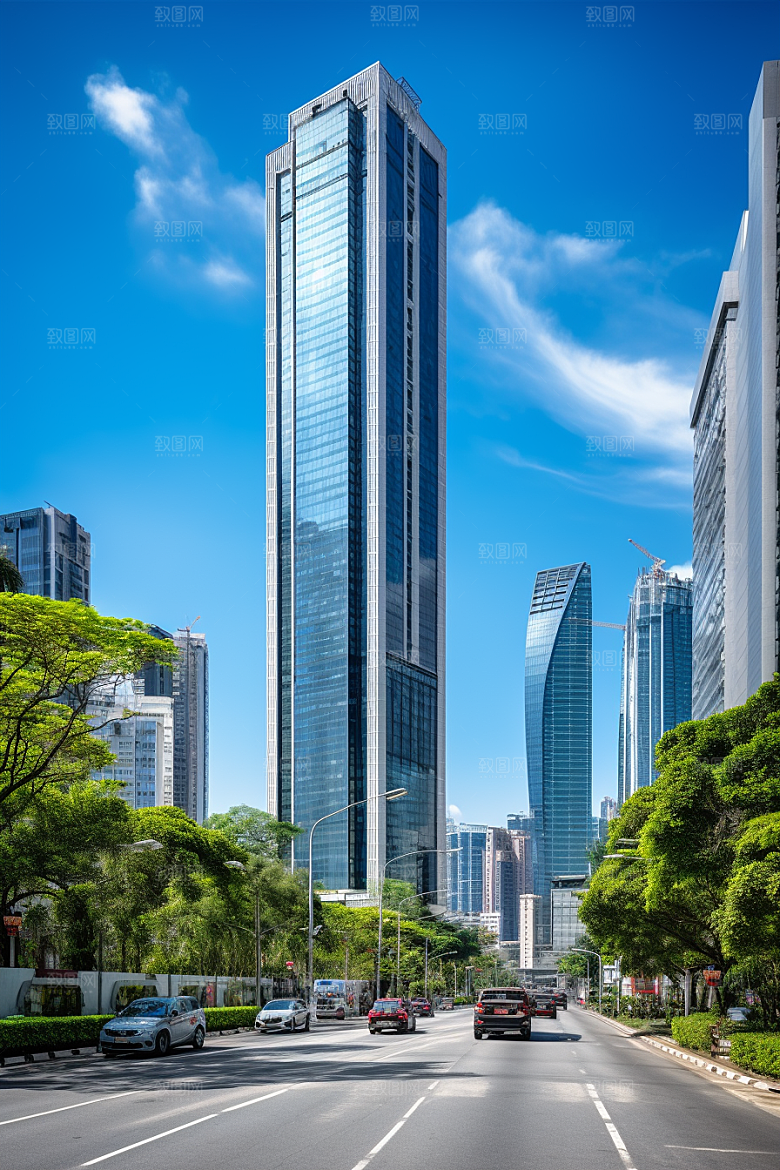 深圳城市风光景色新城摄影图