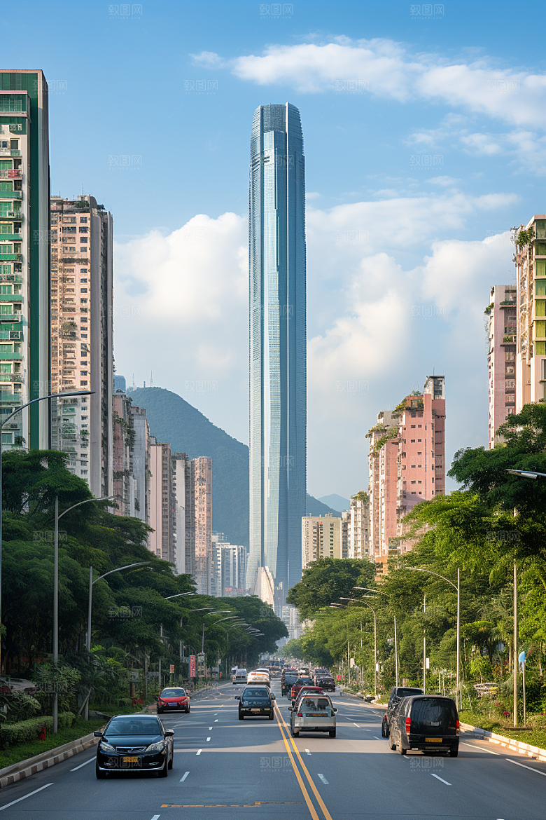 深圳城市风光国内游经济特区摄影图