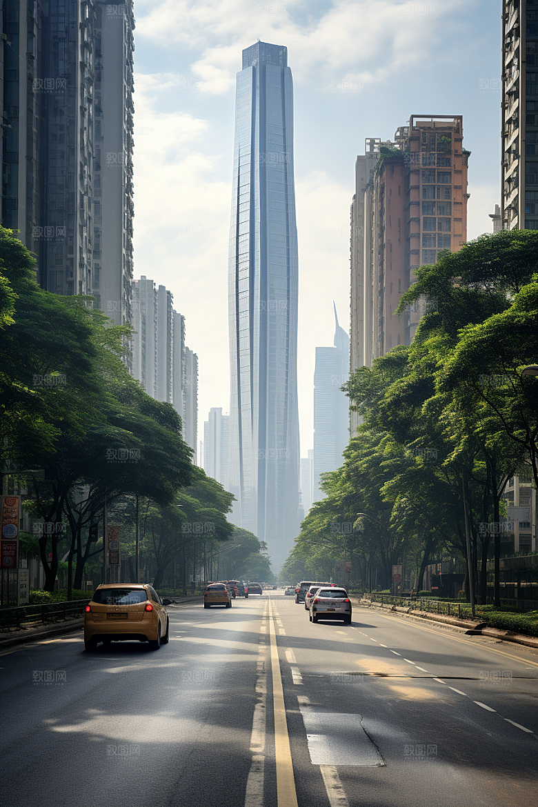 深圳城市风光旅行风景摄影图