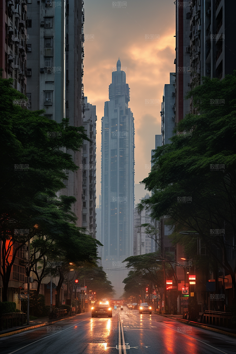 深圳城市风光旅行高清摄影图