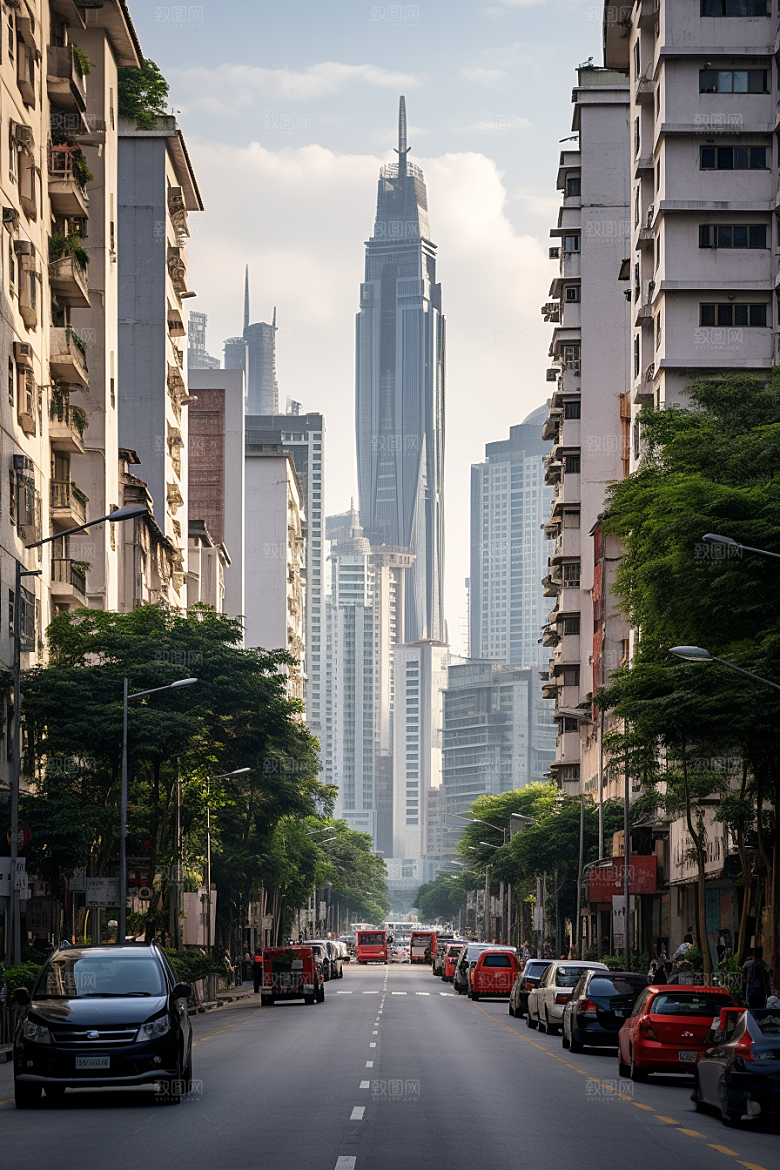 深圳城市风光国内游地标摄影图