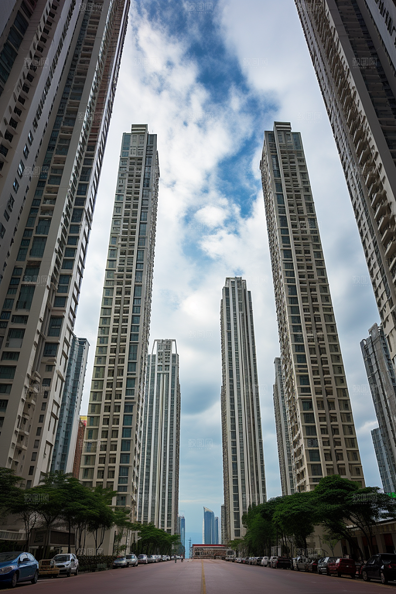 深圳城市风光新城地标摄影图
