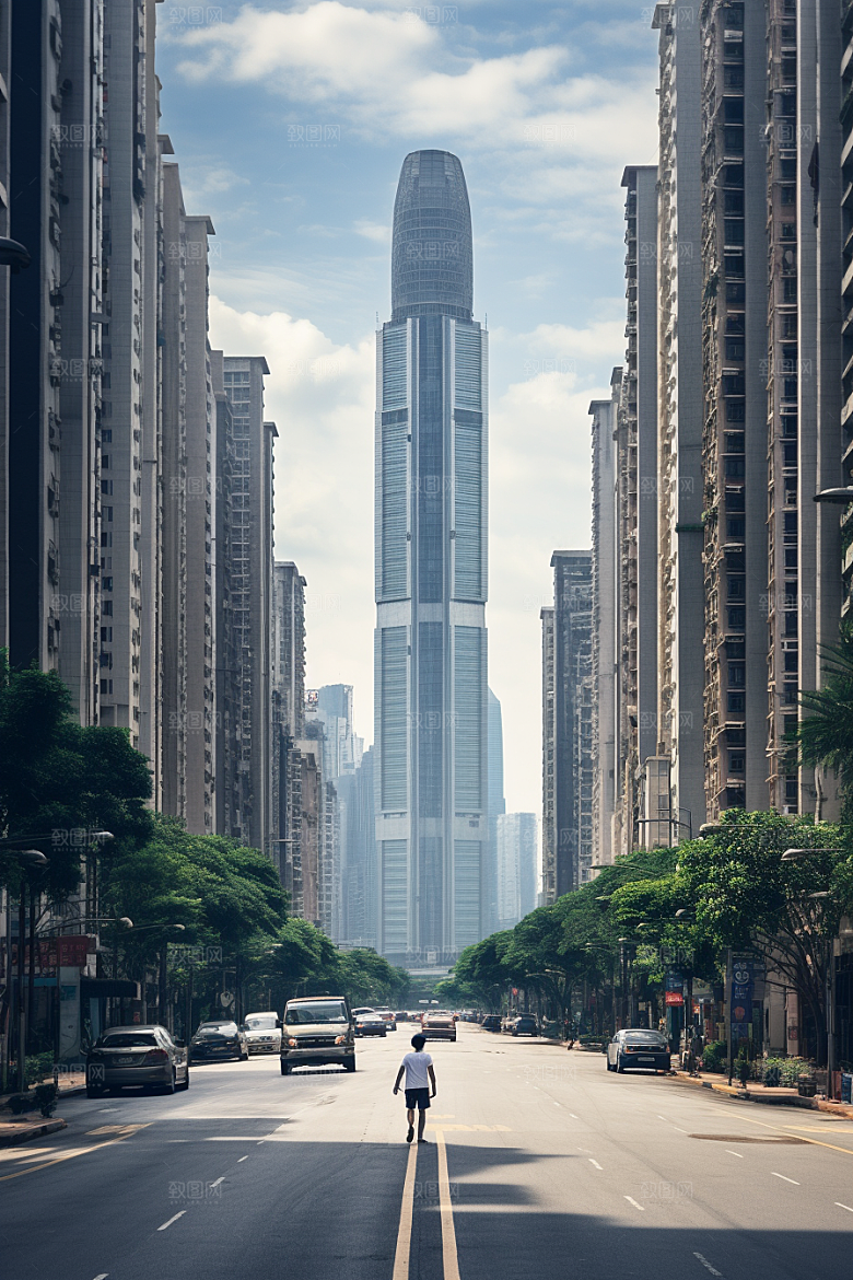 深圳城市风光新城国内游摄影图