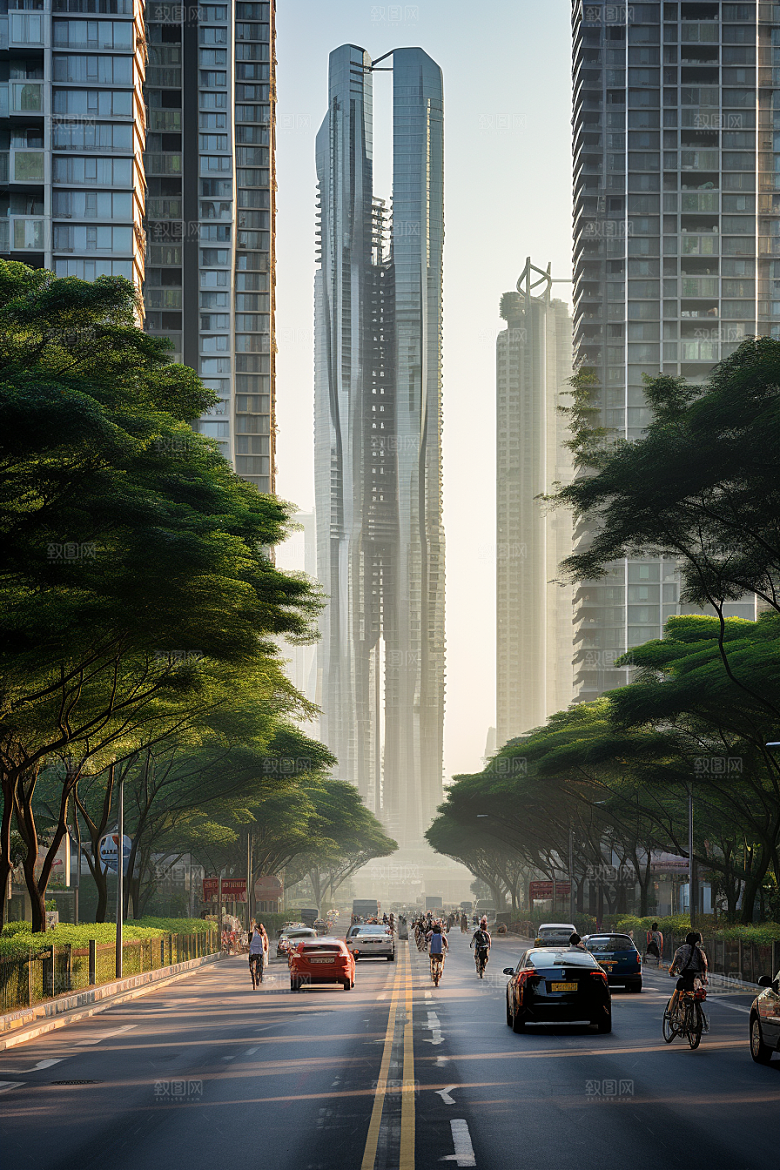 深圳城市风光旅行都市摄影图