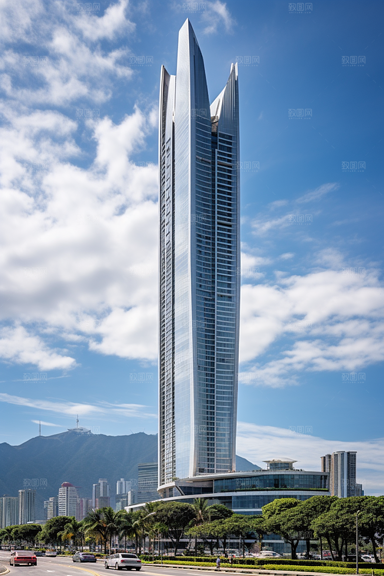 深圳城市风光国内游旅行摄影图
