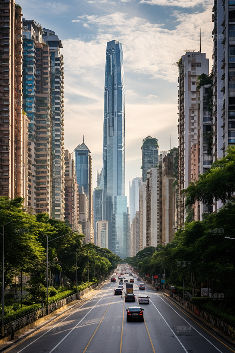 深圳城市风光高清旅游摄影图