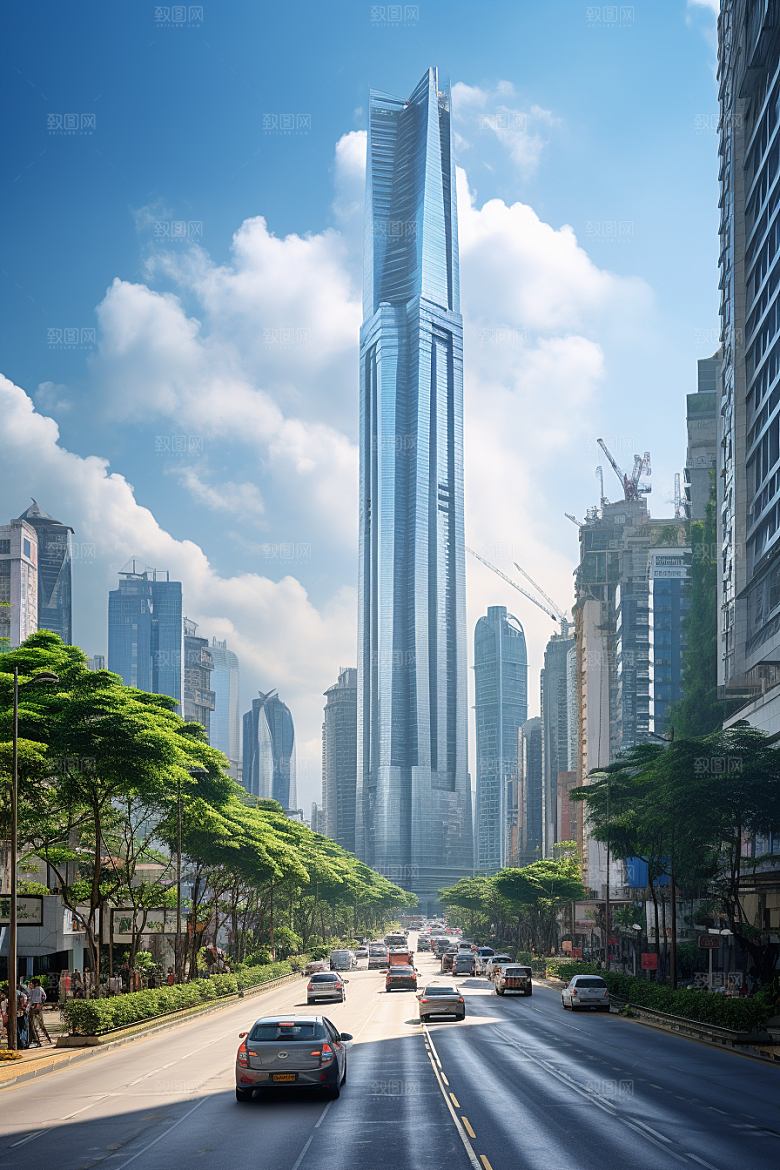 深圳城市风光景色地标摄影图