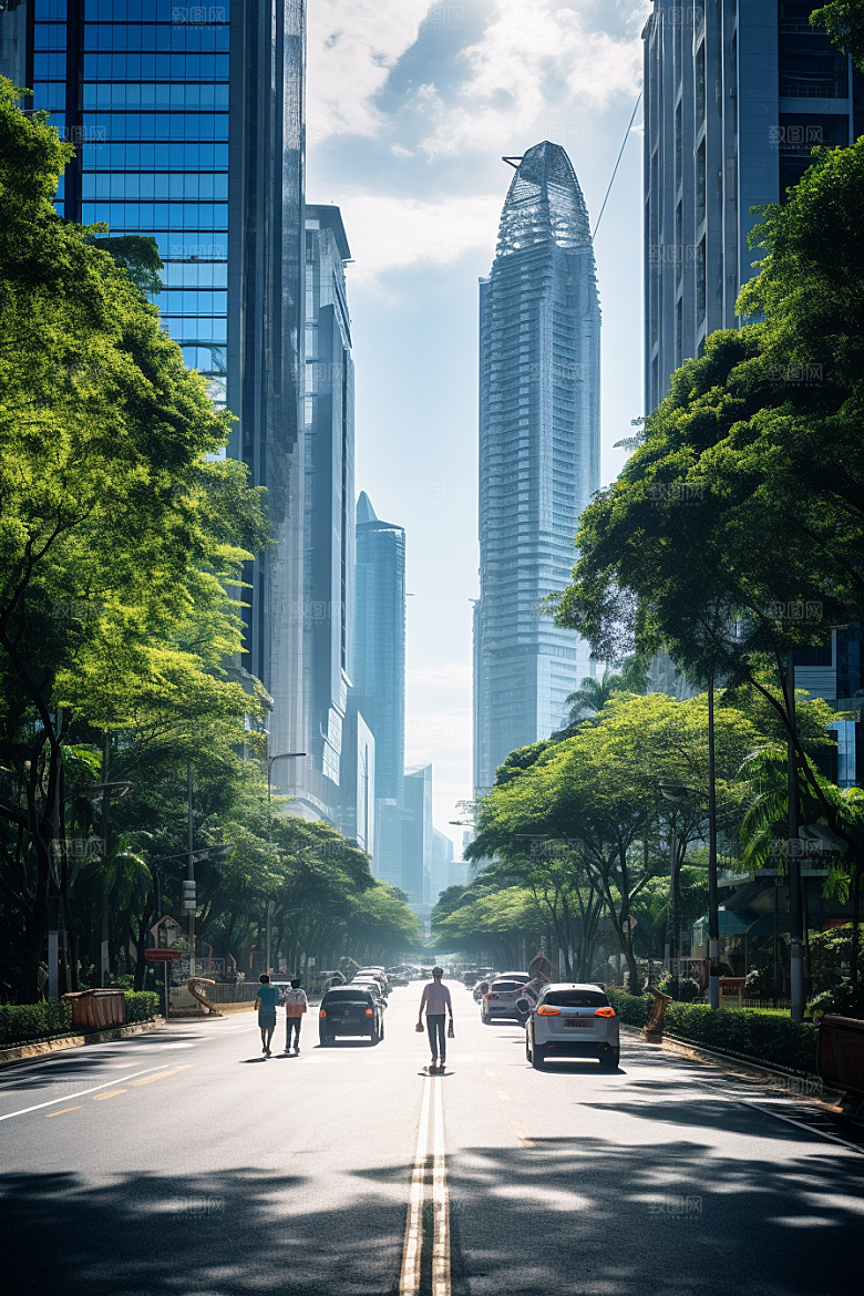 深圳城市风光现代化风景摄影图
