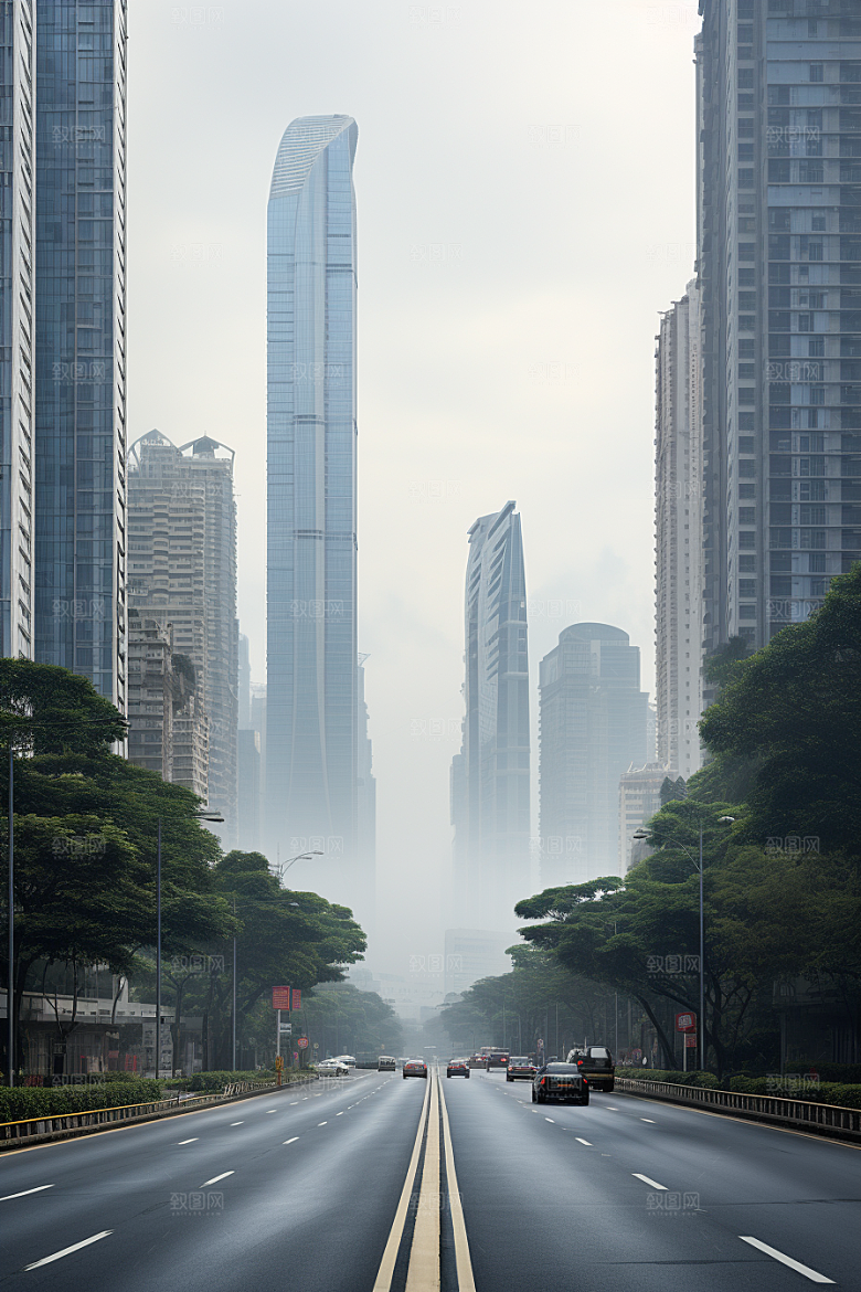 深圳城市风光经济特区国内游摄影图