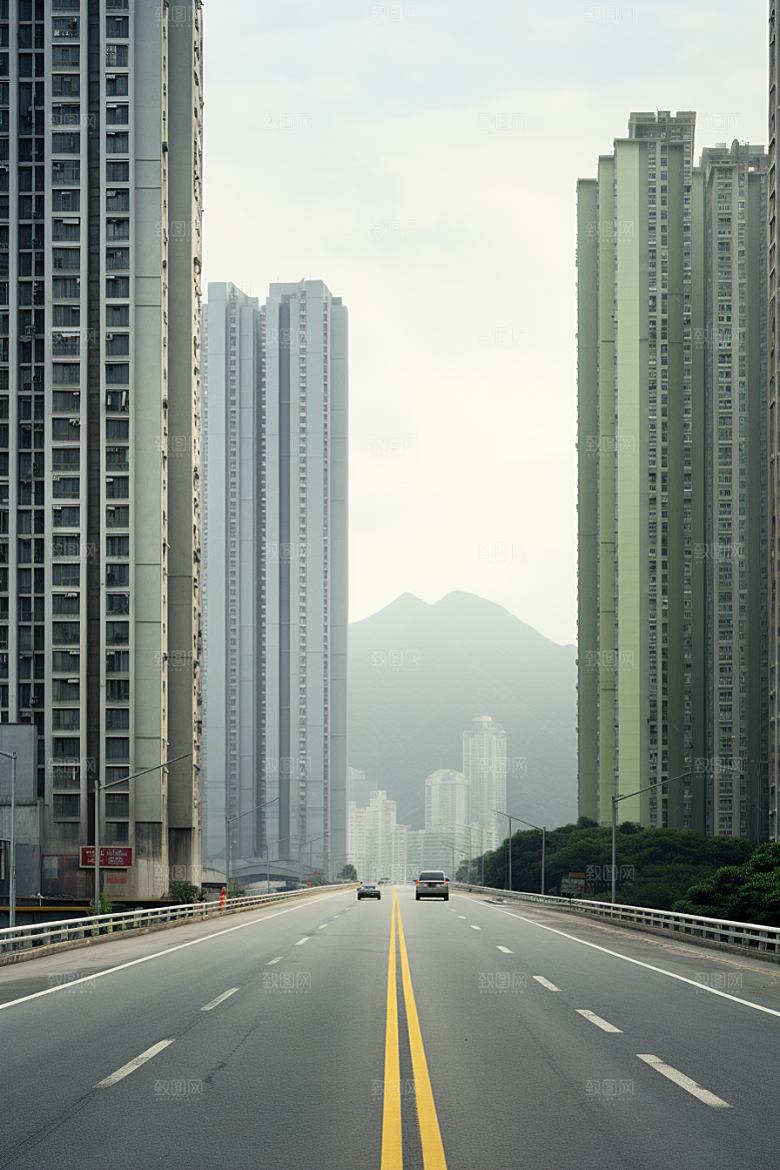 深圳城市风光现代化旅游摄影图
