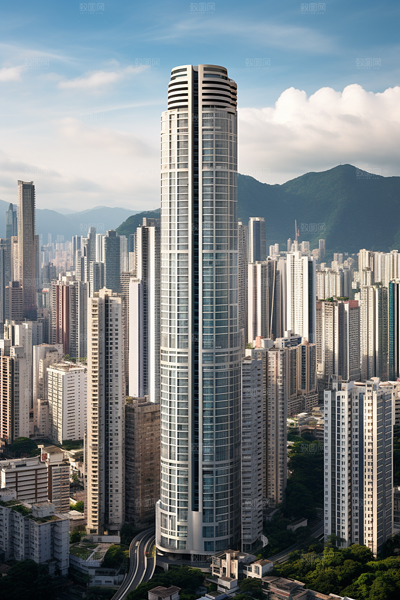 深圳城市风光都市高清摄影图