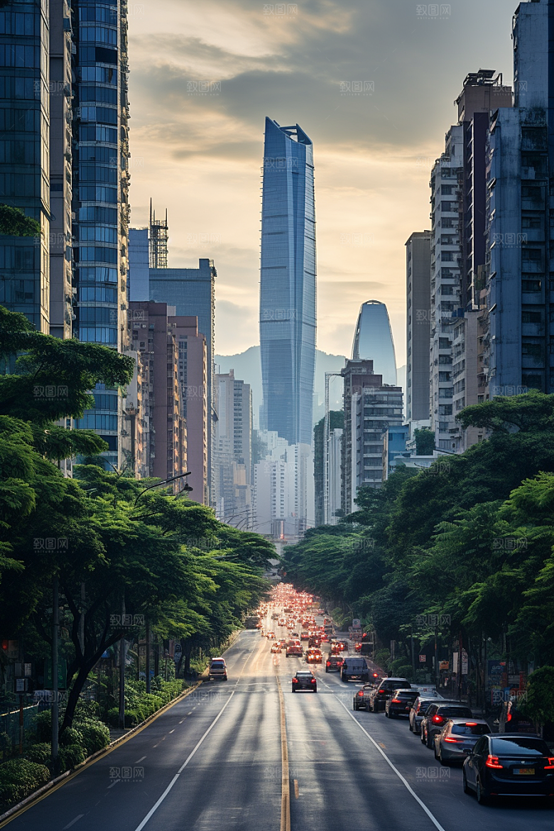 深圳城市风光风景旅游摄影图