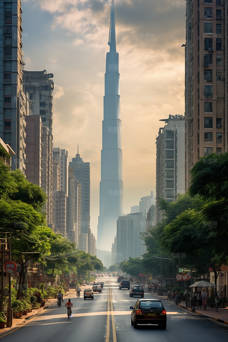 深圳城市风光旅行风景摄影图