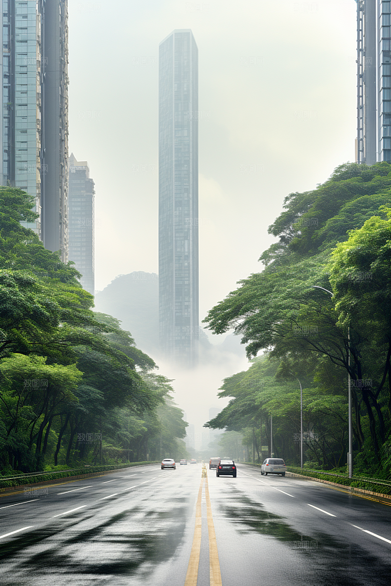 深圳城市风光现代化高清摄影图