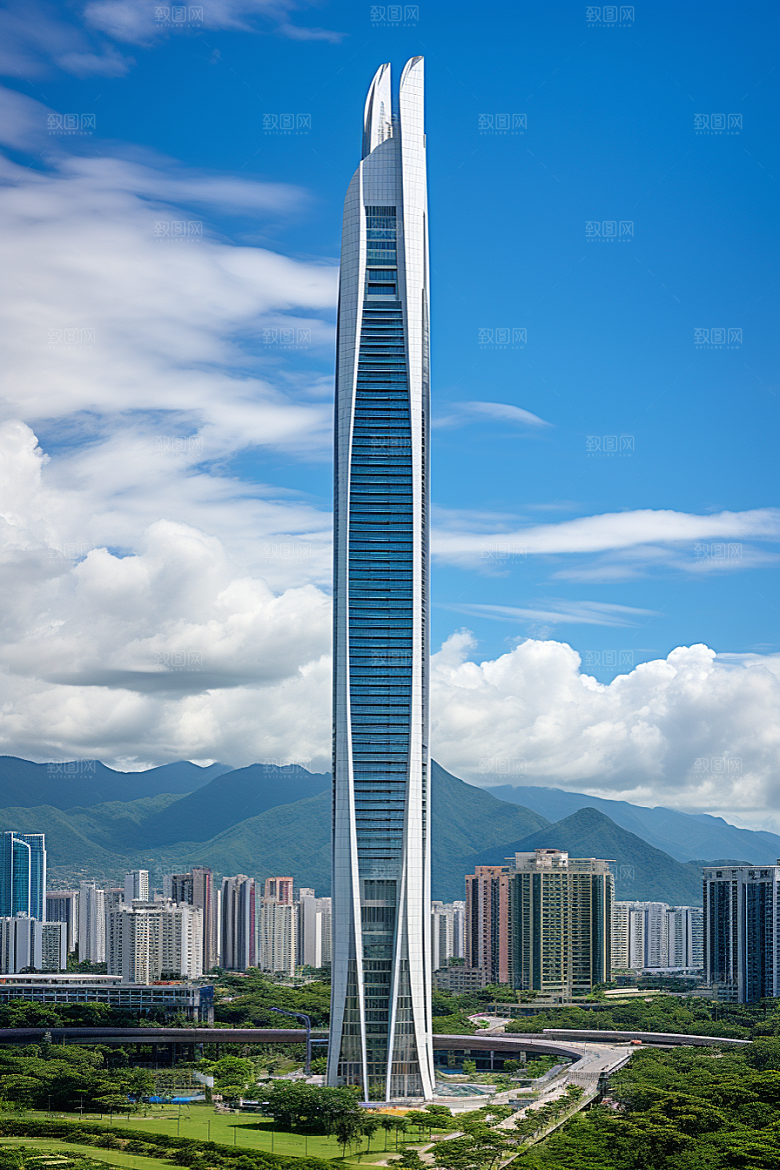 深圳城市风光旅行都市摄影图