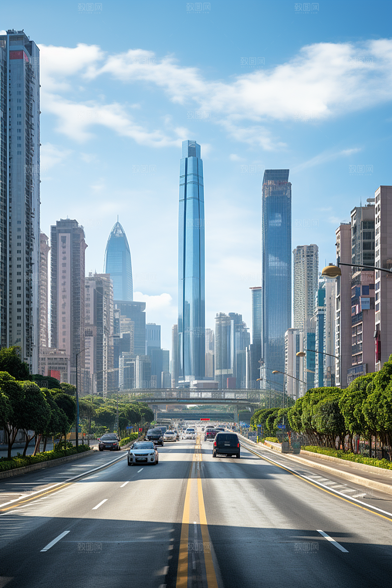 深圳城市风光地标景色摄影图
